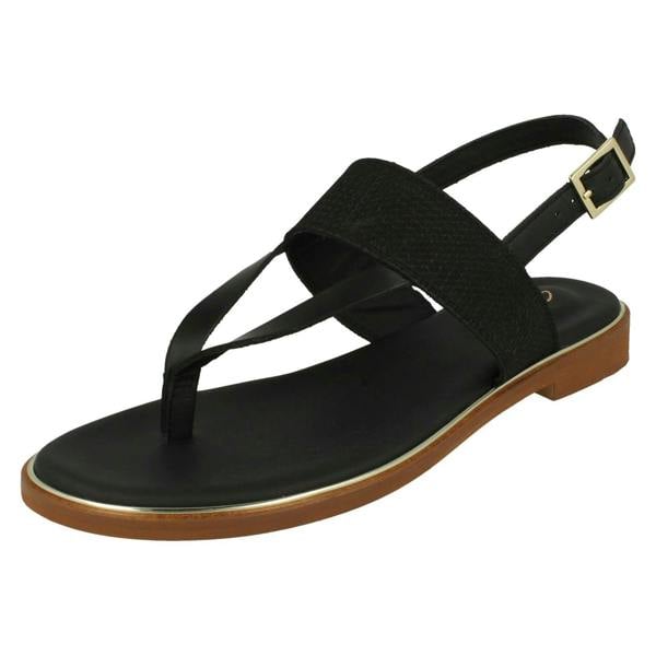 Clarks Ladies Clarks Stylish Toe Post Sandals Ellis Opal