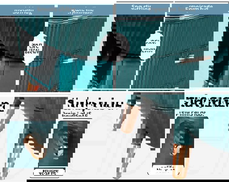 ilus Makeup Organizer Case Drawer Portable Cosmetic Jewellery Storage Box Dark Green