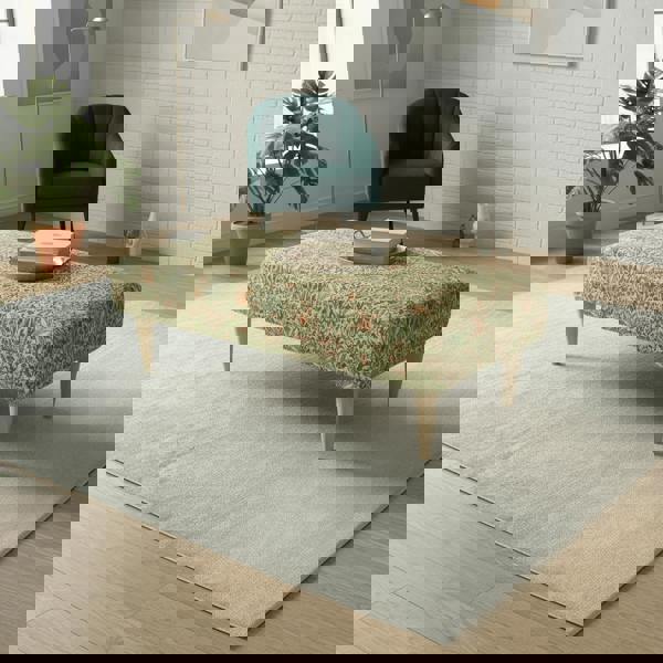 ISTOOLS Classic British Style Stitched Lid Ottoman – Multi - Functional Storage Bench & Coffee Table - ISTOOLS