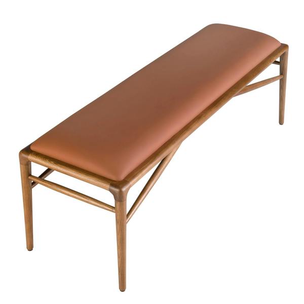 Angel Cerdá Brown Leatherette Stool 5112