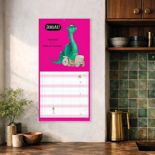 Oi Dinosaurs Family Planner 2027, Family Planners, Month To View, History & Literature, Gift