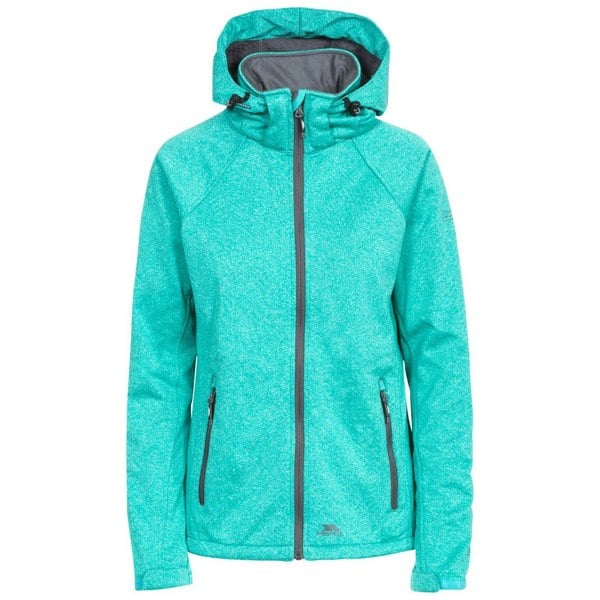 Trespass Womens Angela Softshell Jacket - Ocean Green Marl