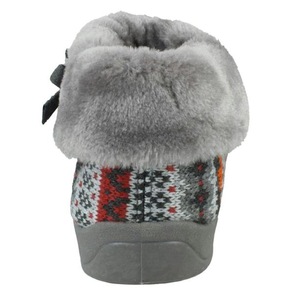 Rose Bank Ladies Rose Bank Memory Foam Aztec Print Bootee Slippers Emily