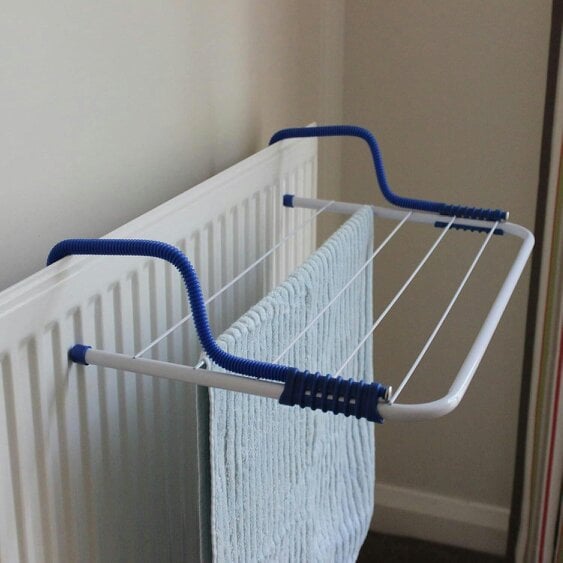 Folding Radiator Clothes Drying Rack Towel Airer Rail