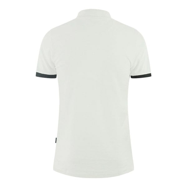 Aquascutum Branded Collar Polo Shirt - White