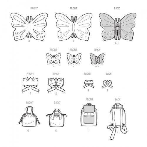 Simplicity Sewing Pattern 9765, Costumes, Doll Clothes for Kids, One Size - Easy