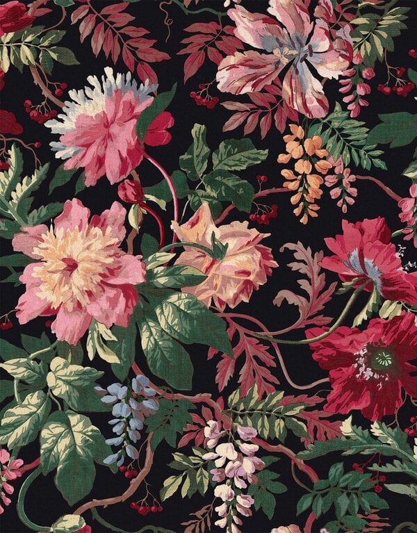 Love Frankie Midnight Garden Wallpaper - Jam Tart