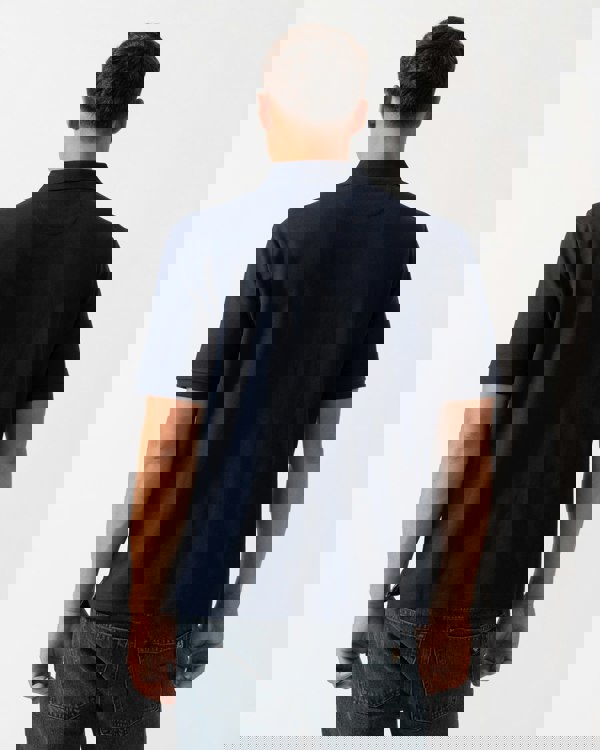 Aquascutum Mens Iconic Insert Polo - Navy 11