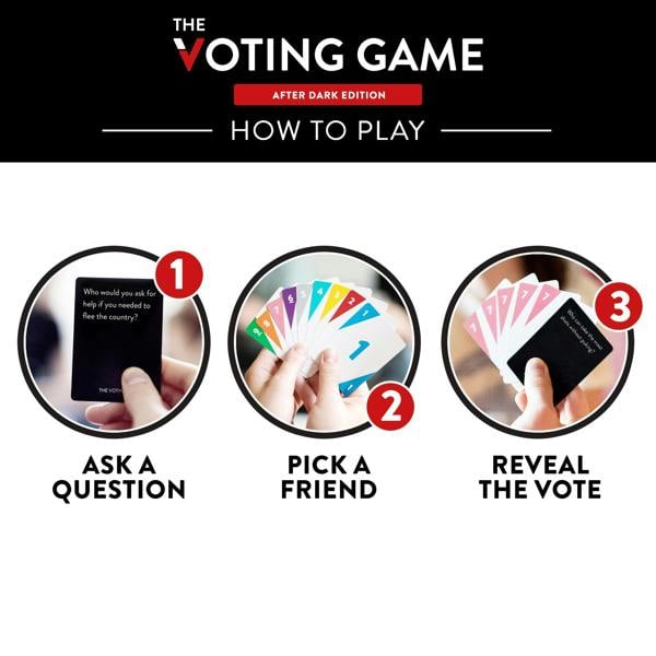 Dyce Games The Voting Adult Party Game: After Dark Edition