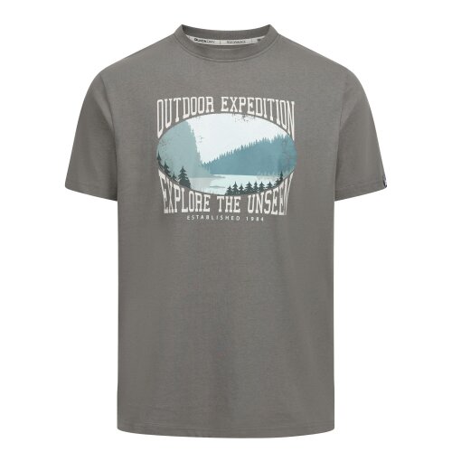 Trespass Mens Gallon Casual T-Shirt - Green Smoke - Green Smoke - 60% Cotton/40% Polyester