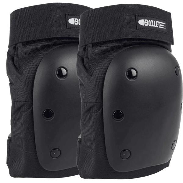 Bullet Pads Adult Junior Revert Knee Skate Pads Set Black