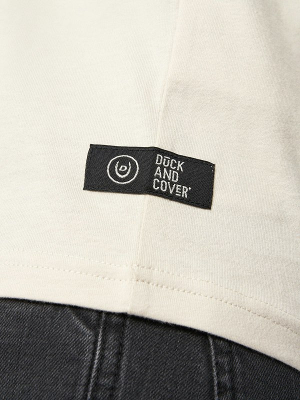 Duck and Cover Bardent T-Shirt - Ecru