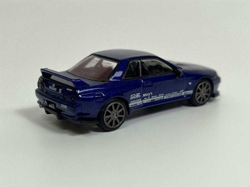 Mini GT Nissan Skyline GT R Top Secret VR32 Metallic Blue RHD 1:64 MGT00589R