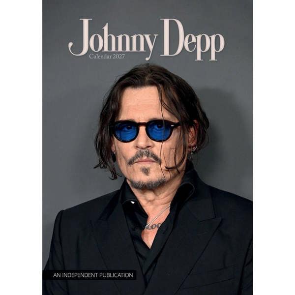 Johnny Depp A3 Calendar 2027, Wall Calendars, Month To View, Entertainment, Gift