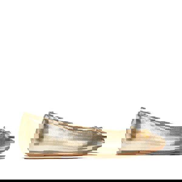 FitFlop DELICATO BOW SOFT Womens Ballet Flats Platino
