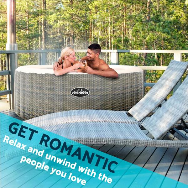 Dellonda DL90 Hot Tubs Action shot - relax - unwind