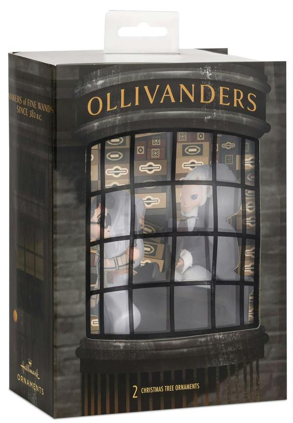 Hallmark Harry Potter Storied Moments  - Set of 2 Harry & Ollivander Christmas Tree Ornaments