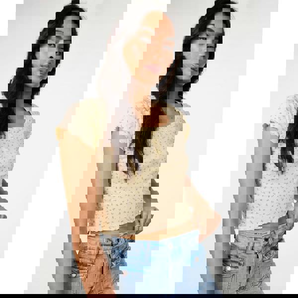 Pink Vanilla Ditsy Print T-Shirt