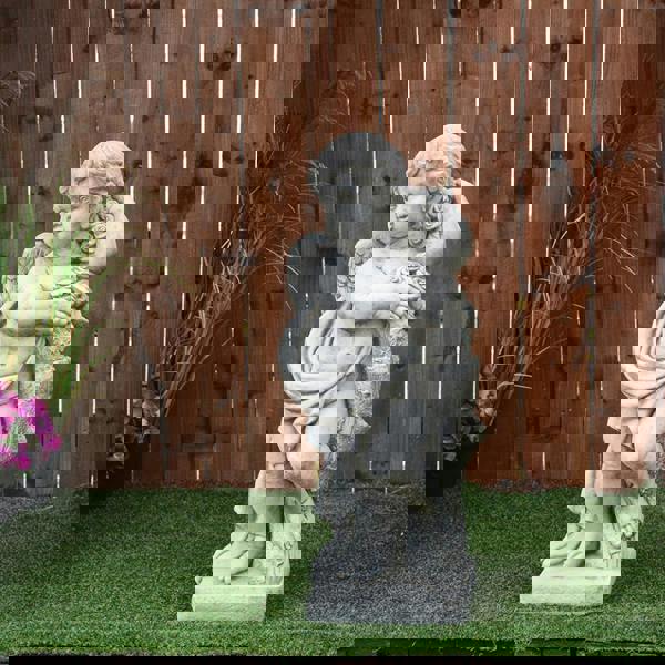 Large Cherub Statue Spring Edition