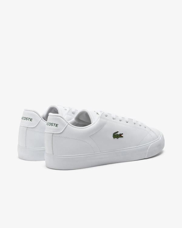 Lacoste Lerond Set Men Vulcanised Trainers - White/White 21G | CHO | Designer Mens Trainers