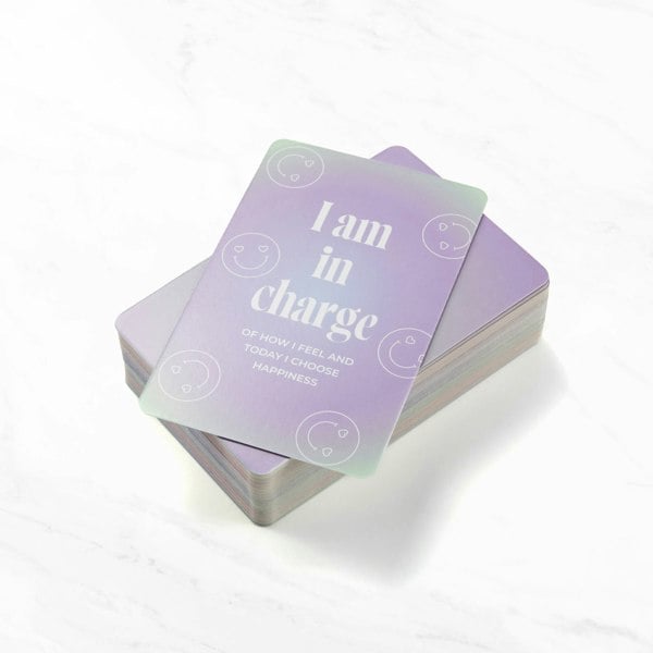 Myga Teenager Affirmation Cards – 60 Positive Mindset Cards for Teens