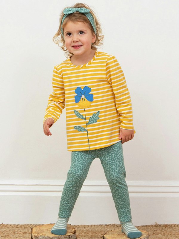 Kite Girls Organic Pixie Petals Leggings