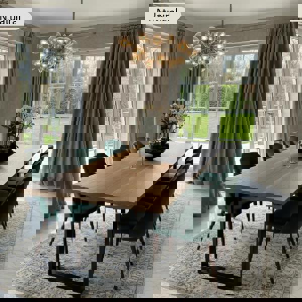 TRL Furniture Premium Solid Oak Dining Table