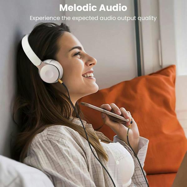 ULTRICS AUX Cable, 3.5mm Right Angle Male to Male Audio Cable with Gold Plated Jack