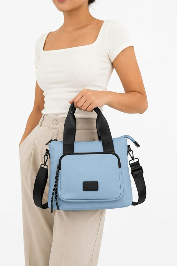 Kitise Lightweight Multi Pocket Tote Bag with Spacious Interior