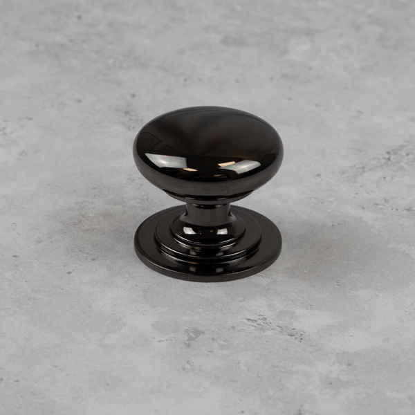 Handle & Home Black Nickel Knob and Cup Handle