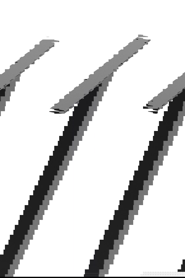 Living and Home 71cm/27.95 inch 2Pcs Black I-shaped Anti-Slip Metal Table Legs Furniture Replacement Legs for DiningTable, Desks and Workbenches