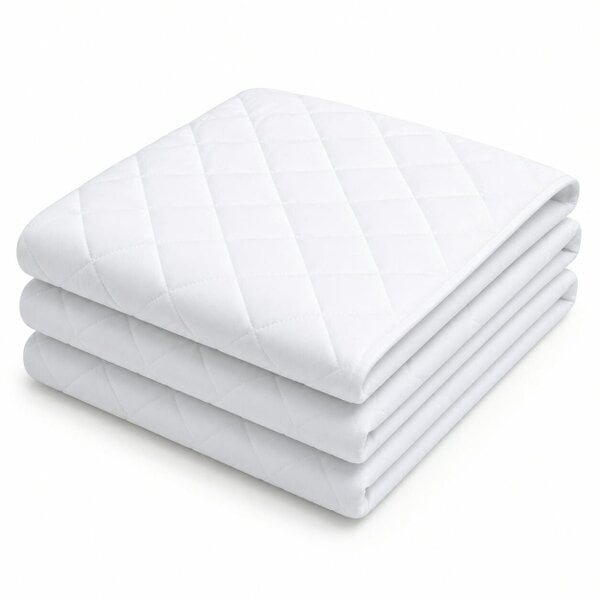 Night Zone Egyptian Cotton Mattress Protector 40cm Deep – 200 Thread Count Quilted Cover