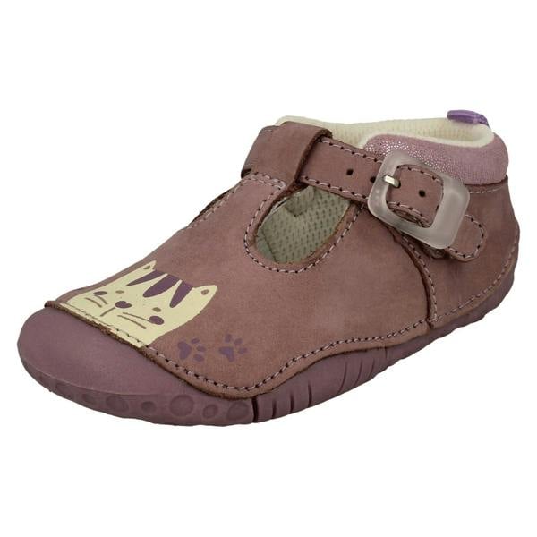 Start-rite Girls Startrite T-Bar Pre-Walkers Cuddle Cat