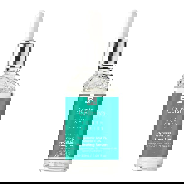 skinChemists Youth Series Hydrating Serum Polyglutamic Acid 1%, Vitamin C 3% 30ml