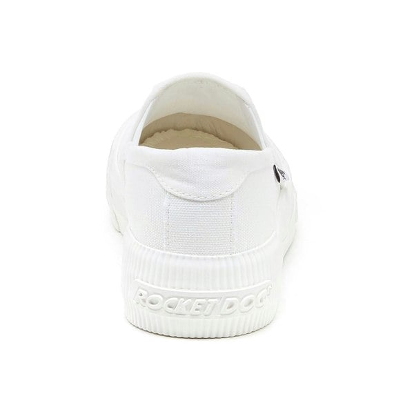 Rocket Dog Cheeryful 12A Canvas Women's White Trainers