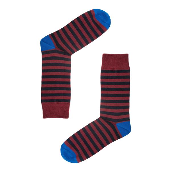 Jemsox 5pk Bordeaux & Manor Green Quintet - Organic Cotton Comfort Welt Socks (One Size UK 9-12)