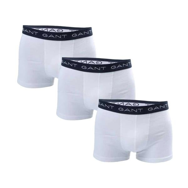 Gant Mens Boxer Shorts (Pack of 3) - White - 