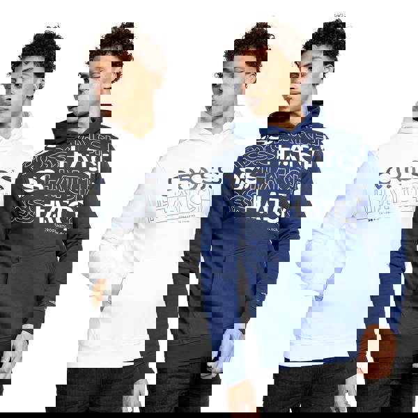 Crosshatch Mens Hensal Hoodie (Pack of 2) - Navy/White - 