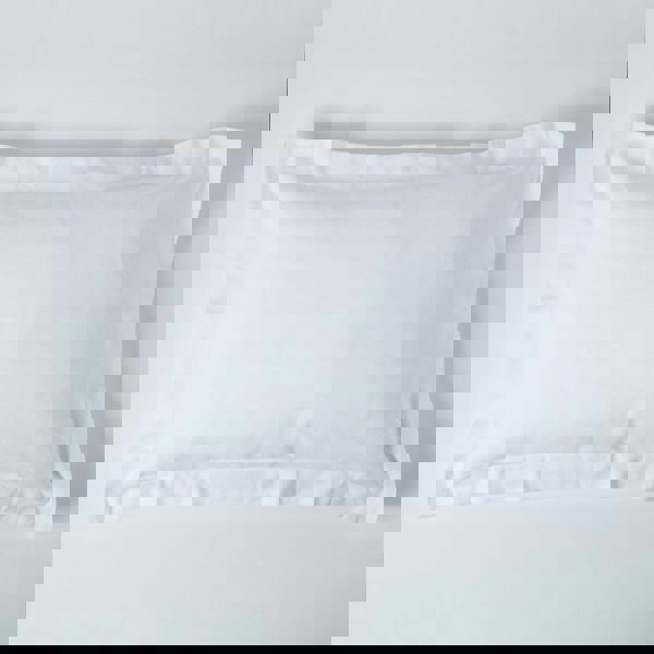 HOMESCAPES French Flax Linen Oxford Pillowcase, Standard Size