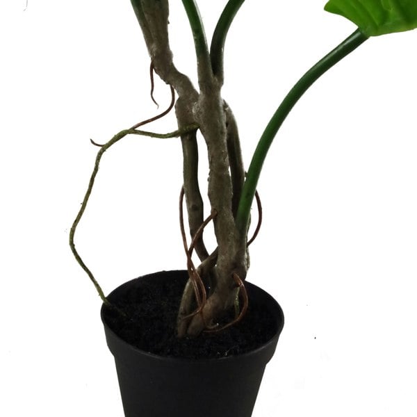 Leaf 60cm Artificial Twisted Stem Vine Monstera Plant