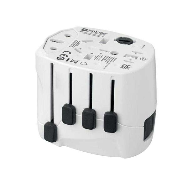 MidOcean Universal Travel Adapter - White - 