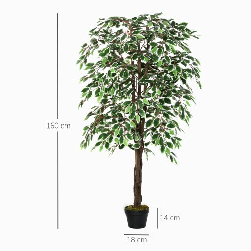 Wyld Haus Keco Yona Artificial Indoor Green Plant In Decorative Pot 160cm