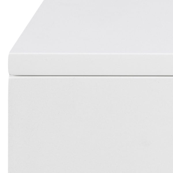 Furniture To Go Avignon Bedside Table with 2 Drawers in White