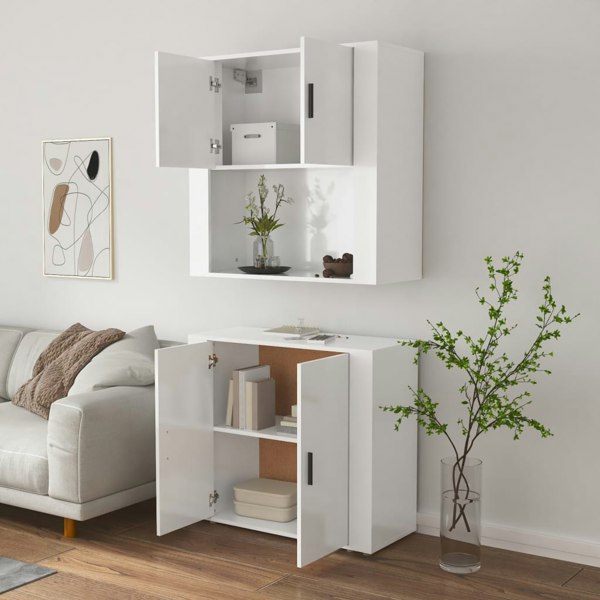 Berkfield Highboard White Engineered Wood