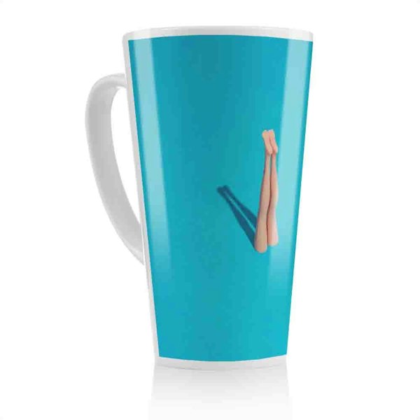 Benjamin Tate Design Swimming Dive Latte Mug