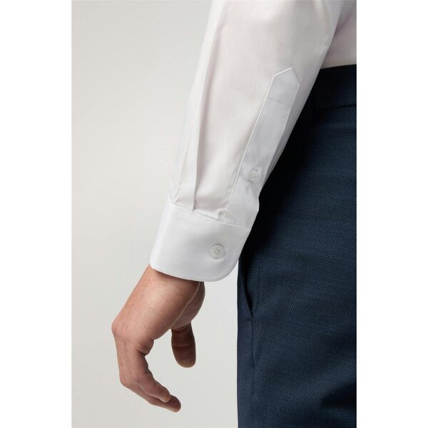 Limehaus Slim Fit White Stretch Shirt