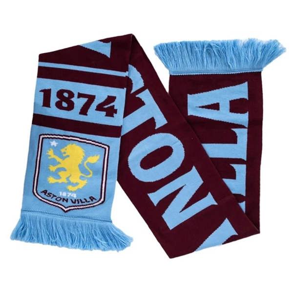Aston Villa FC Nero Scarf, Clothing Accessories, Sports, Gift