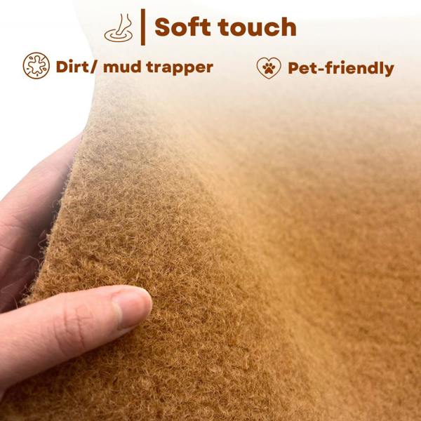 Nicoman Non-Shed Synthetic Coir Large Rugs