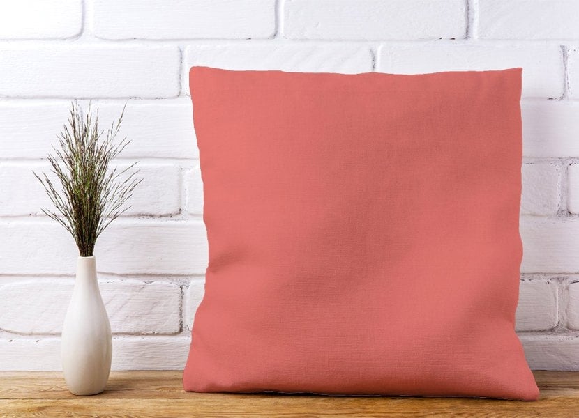 Warren Reed Coral Pink Cushions