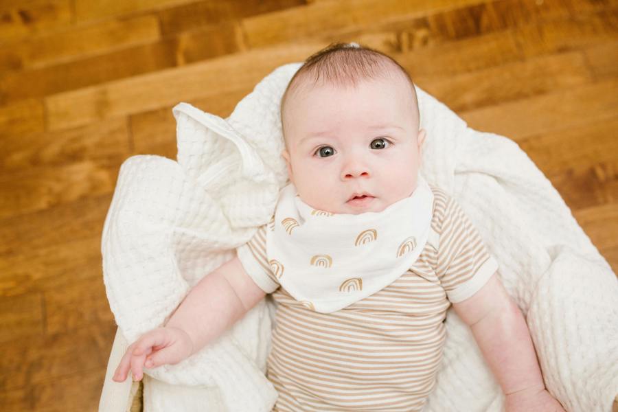 Lulujo - Bandana Bib - Rainbow & Sun - 2 Pack